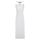 Invisible Strap Slim Fit Maxi Dress – Sexy High-End Look