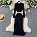 Square Neck Knit Mini Dress – Sexy Slim Fit Bodycon