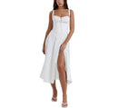 Ladies Fashion summer dresses women  maxi floral slip backless womens dresses elegant
