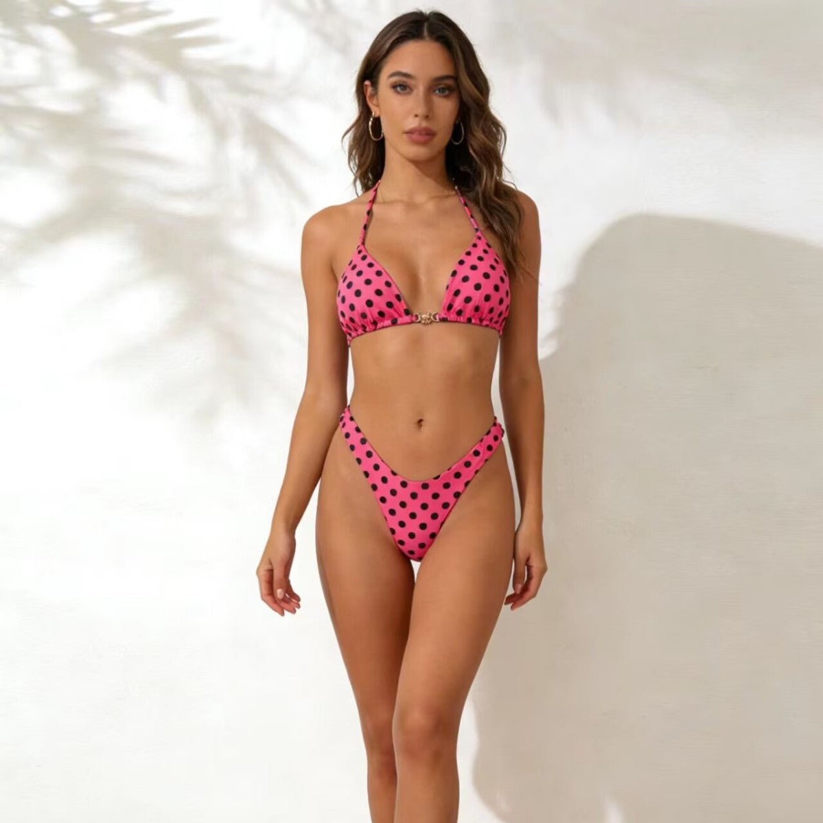 Tight fitting backless swimsuit