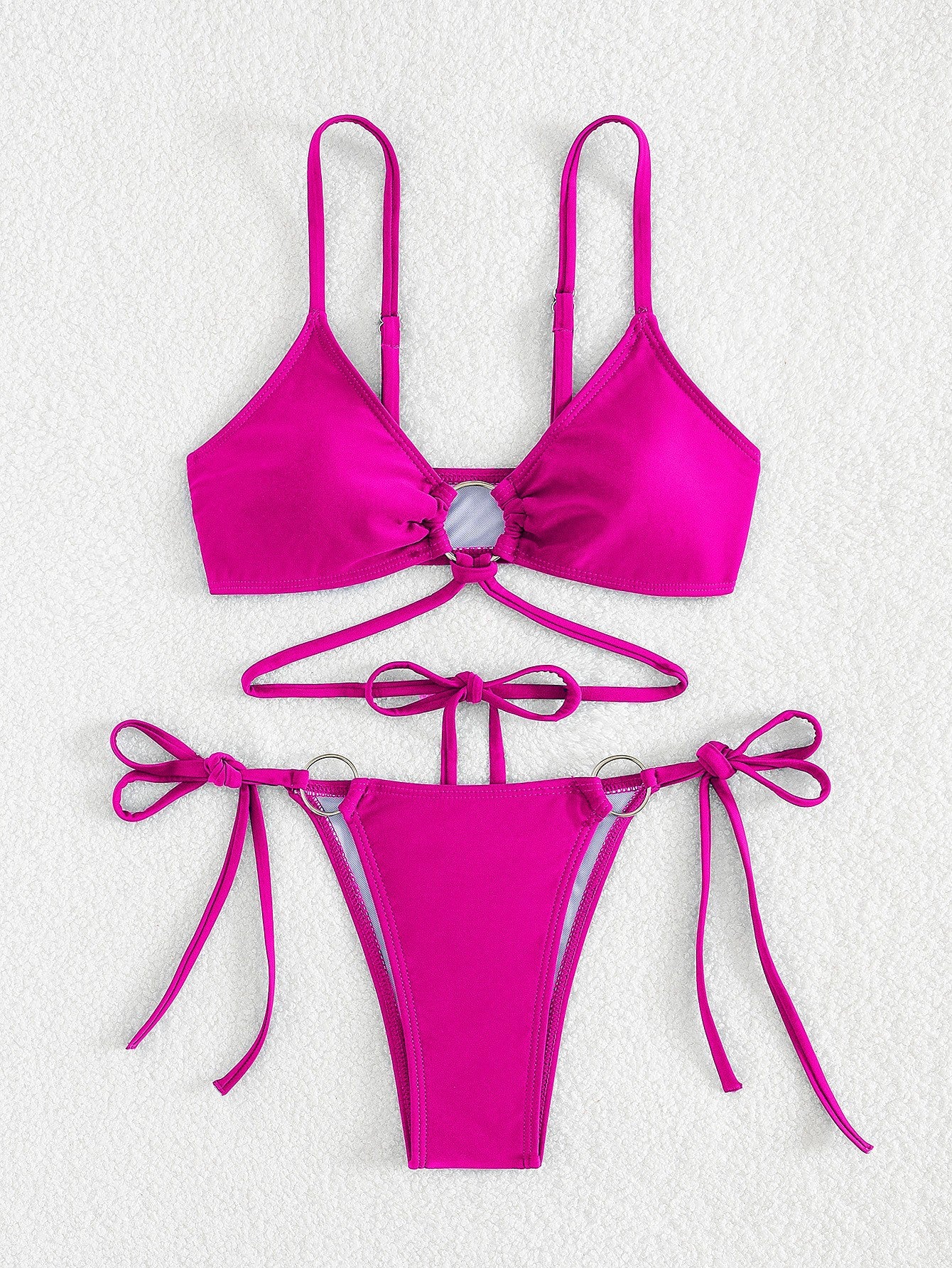 High waisted bikini women's swimsuit