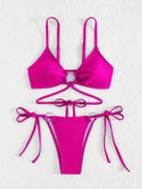 High waisted bikini women's swimsuit