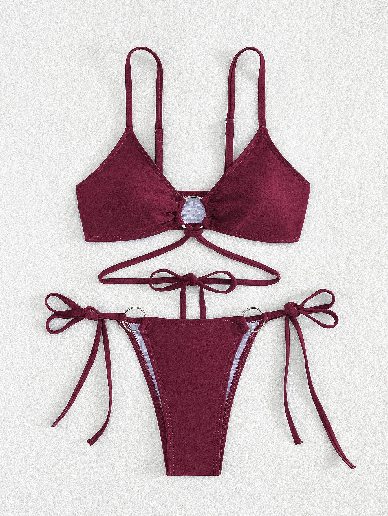 High waisted bikini women's swimsuit