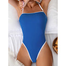 Women's Color-block One-piece Swimsuit Beach Hot Spring Bathing Suit