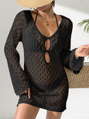 Lace-up Sexy Beach Dress for Women, Bikini Cover-Up