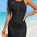 Backless Tie-Strap Cover-Up Dress