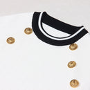 Summer new style round neck cinched waist slimming short sleeved hip hugging woolen knitted dress