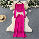 Square Neck Knit Mini Dress – Sexy Slim Fit Bodycon