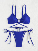 High waisted bikini women's swimsuit