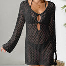 Lace-up Sexy Beach Dress for Women, Bikini Cover-Up