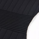 New fashionable and high-quality knitted collar slim fit short sleeved dress