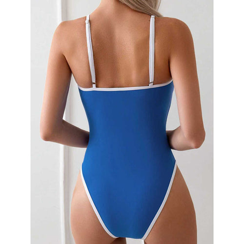 Color-Block One-Piece Swimsuit