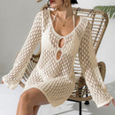Lace-up Sexy Beach Dress for Women, Bikini Cover-Up