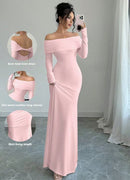 One shoulder slim fit hip hugging dress for women