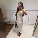 V-Neck Slit Slim Fit Dress – Summer Sexy Style